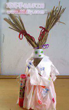 Waste utilization - bottle doll