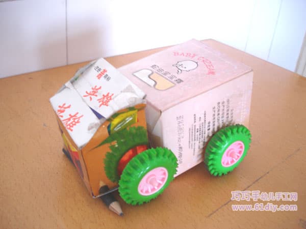 Waste carton car