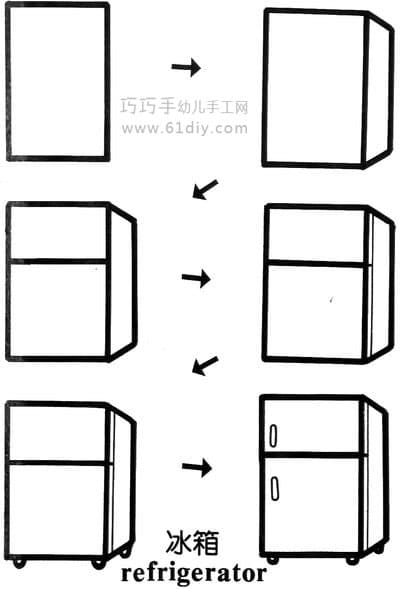 Refrigerator stick figure (square change)