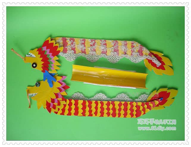 Kindergarten Dragon Boat Festival Handmade: Dragon Boat