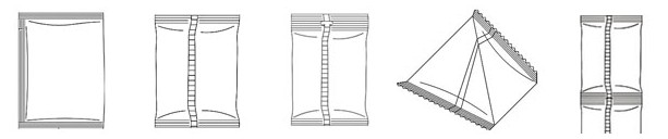 Packaging machine packaging form