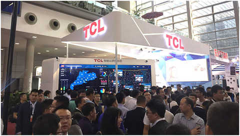 TCL intelligent cloud splicing system once again detonated the Expo