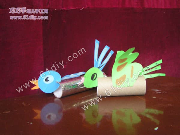 Children's Handmade - Paper Tube Birds