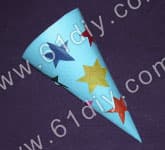 Ice cream tube lantern making