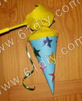Ice cream tube lantern making