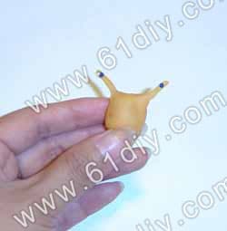 Children's color mud - snail