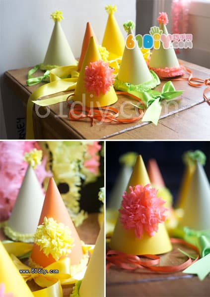 Party cone hat handmade