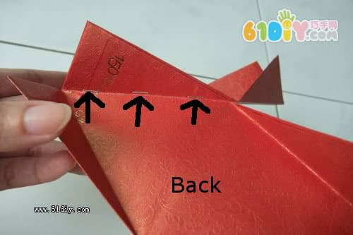 Red envelope star lantern making illustration