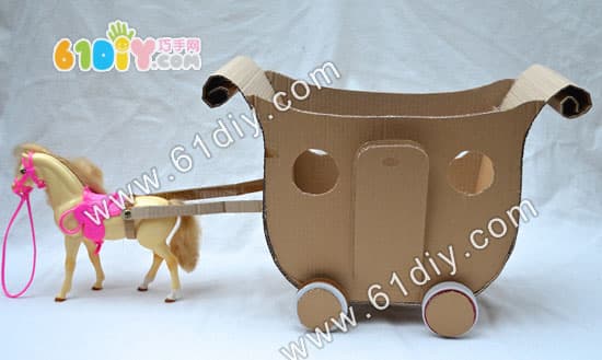 Barbie doll's carriage handmade