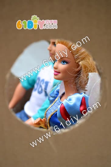 Barbie doll's carriage handmade