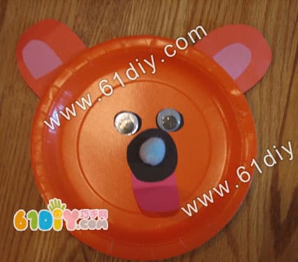 Paper tray handmade bear