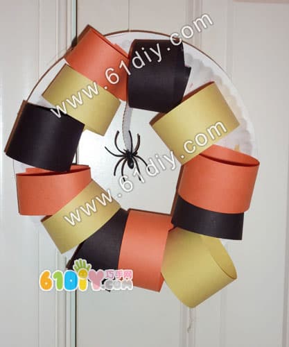 Halloween handmade spider web