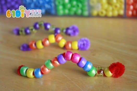 Beaded caterpillar making