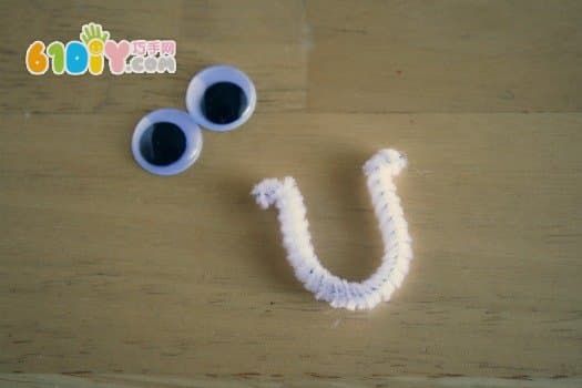 Simple activity eyes small handmade