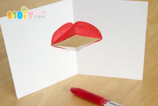 KISS card making for Valentine's Day