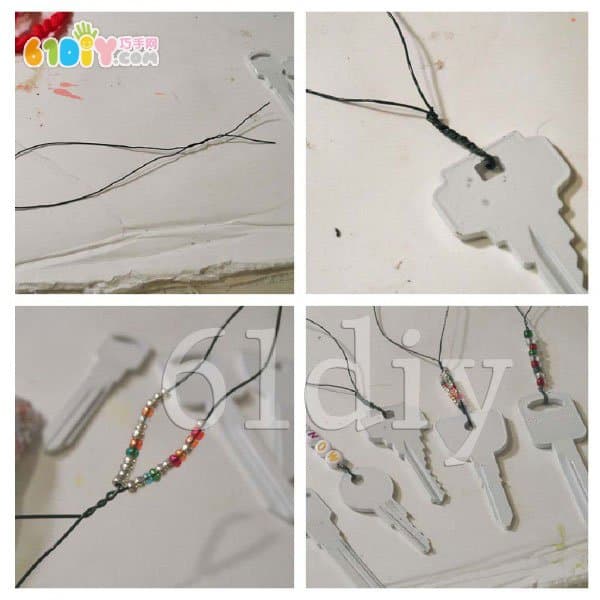 Abandoned key making snowman ornaments