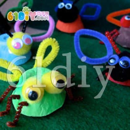 Egg Cup Handmade: Cute Bug