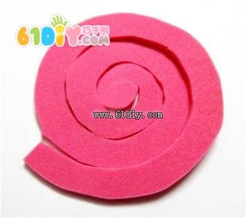 Sponge paper rose handmade