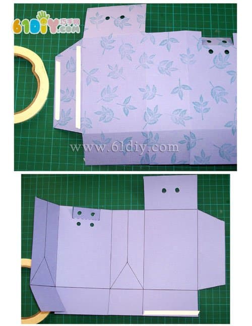 Gift bag DIY illustration