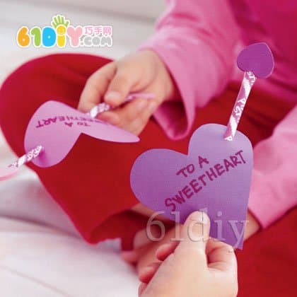Handmade arrow of love