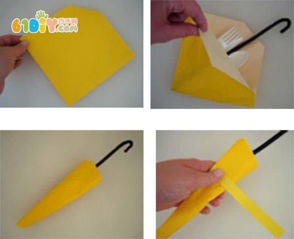 Napkin creative handmade umbrella