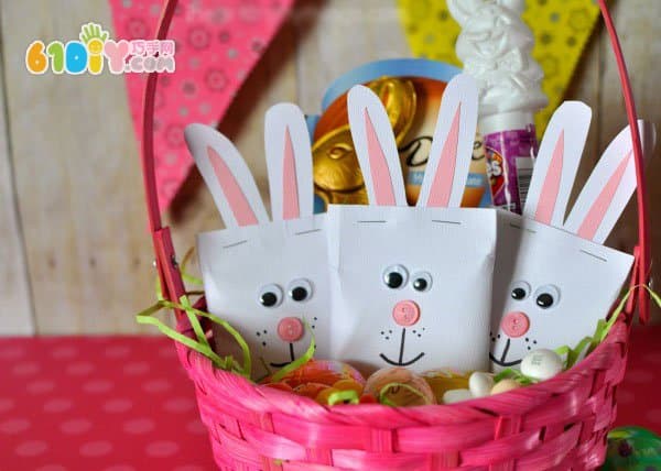 Easter Bunny Candy Box Handmade