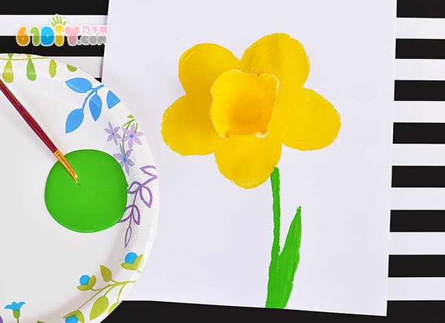 Handmade daffodils for women's day