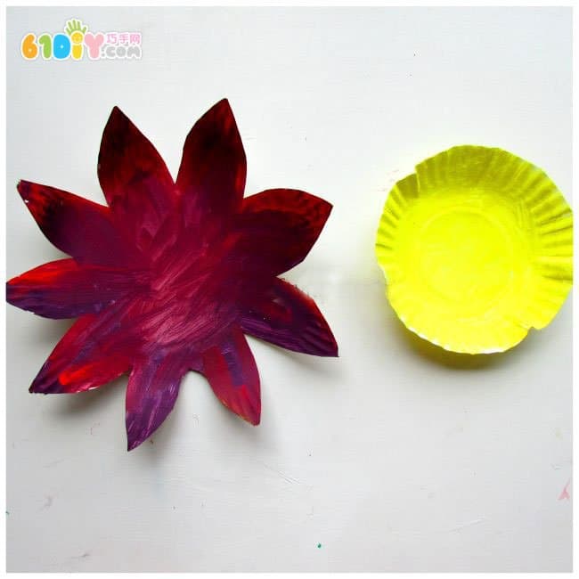 Children's DIY making simple paper flower stickers