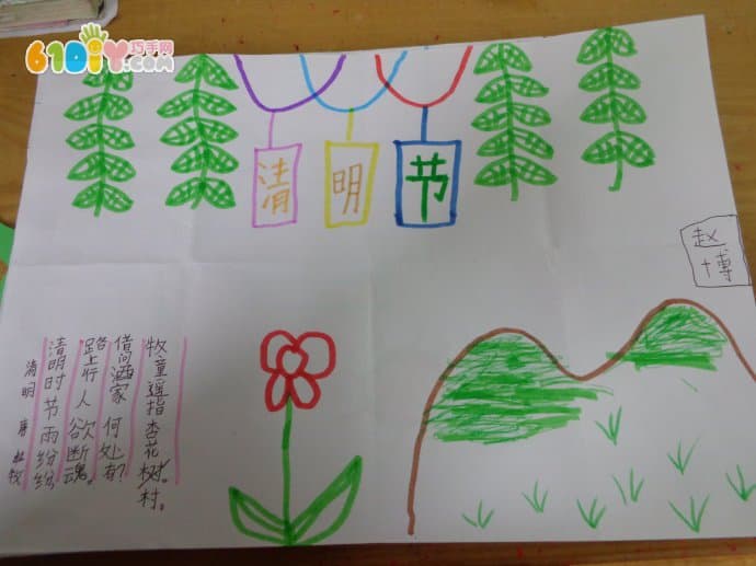 Children's paintings on the Ching Ming Festival