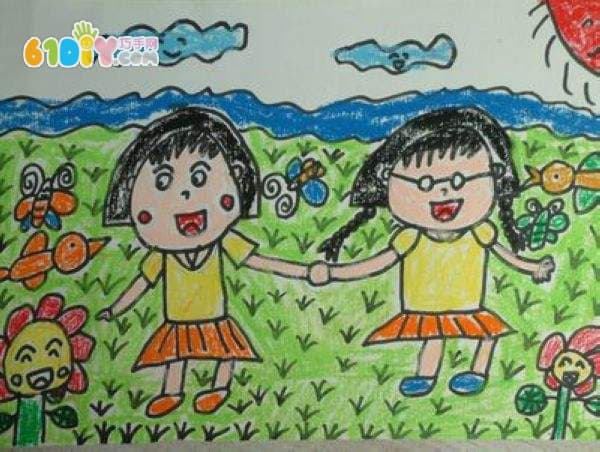 Children's paintings on the Ching Ming Festival