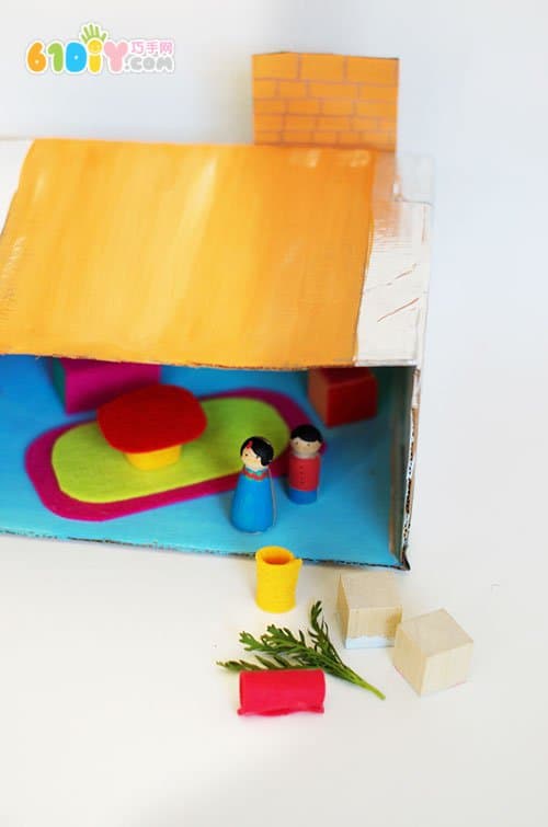 Waste tray making living room scene game props