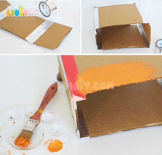 Waste tray making living room scene game props