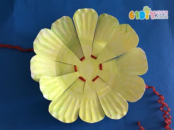 Mother's Day handmade paper plate flowers