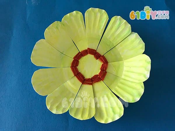 Mother's Day handmade paper plate flowers