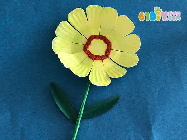 Mother's Day handmade paper plate flowers