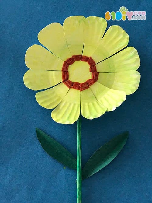 Mother's Day handmade paper plate flowers