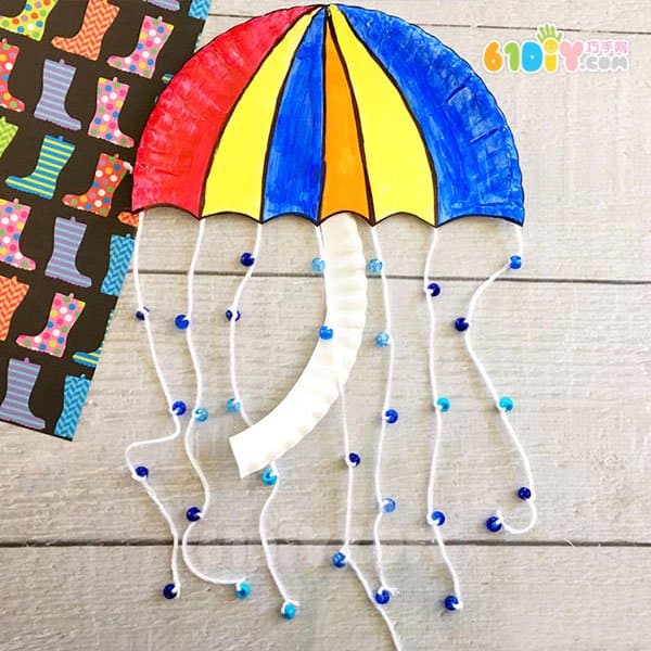 Tray making umbrella ornaments handmade