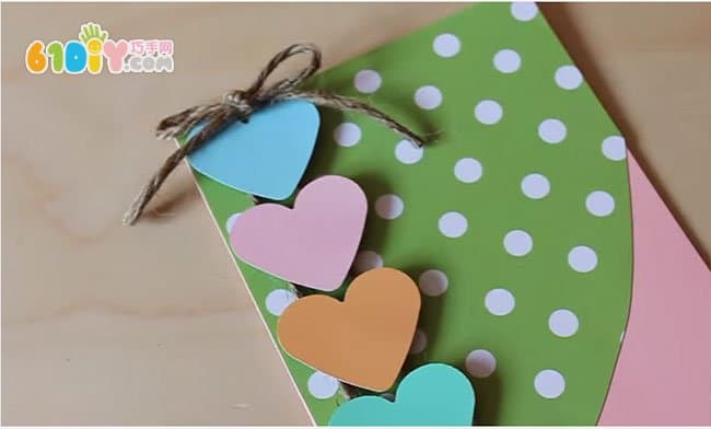 Mother's Day handmade greeting card making steps