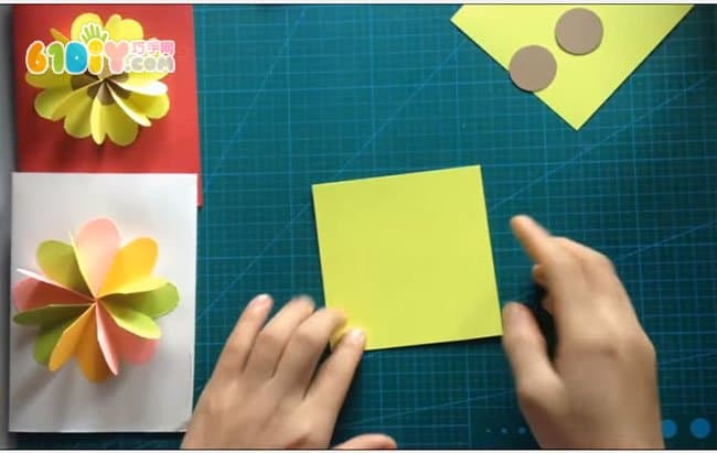 Mother's Day Flower Greeting Card Making Method