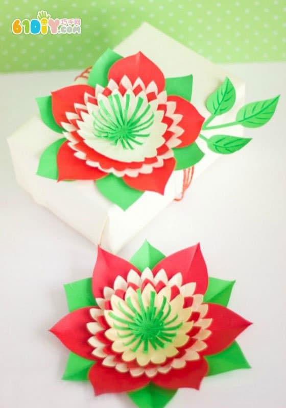 Mother's Day beautiful paper flower DIY (with template)