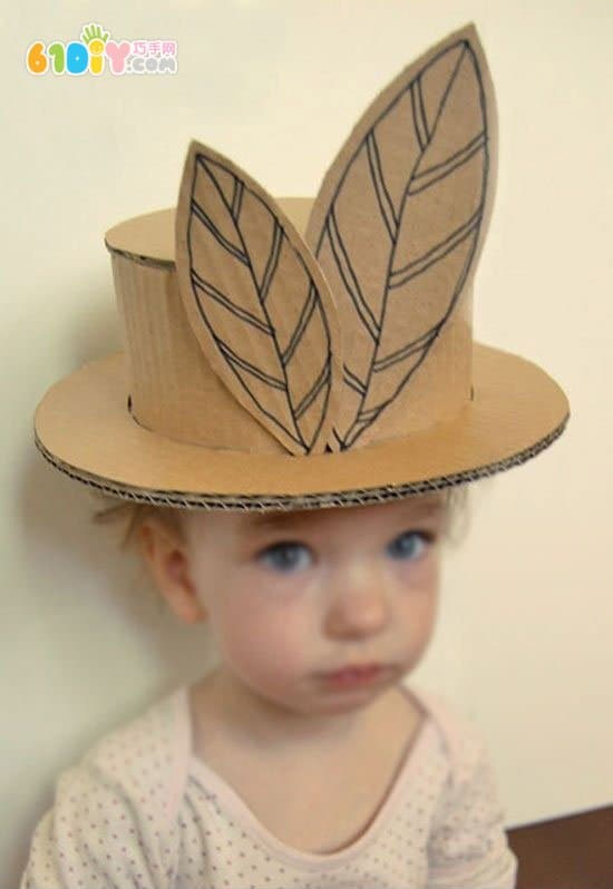 Kindergarten fashion show performance cool hat