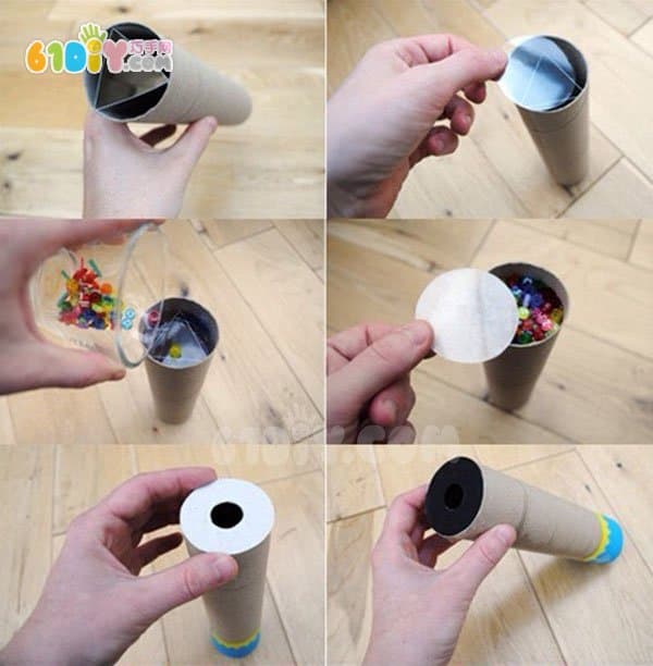 DIY makes a wonderful paper tube kaleidoscope