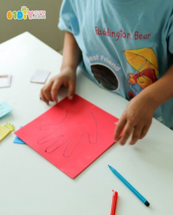 Sponge paper handmade Father's Day gift