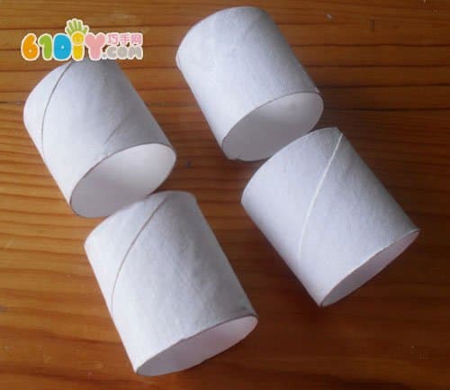 Roll of paper handmade handmade animals