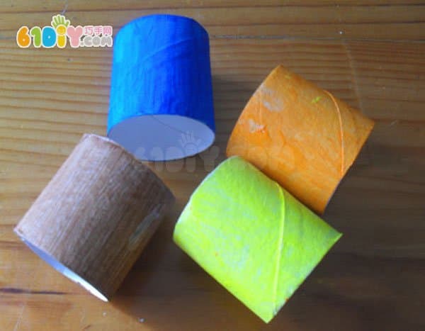 Roll of paper handmade handmade animals