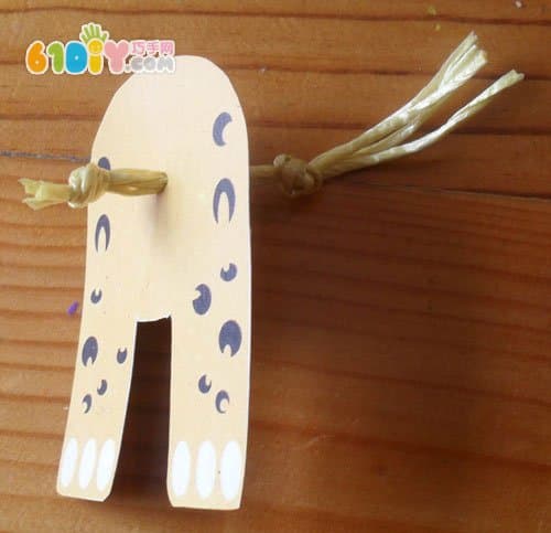 Roll of paper handmade handmade animals