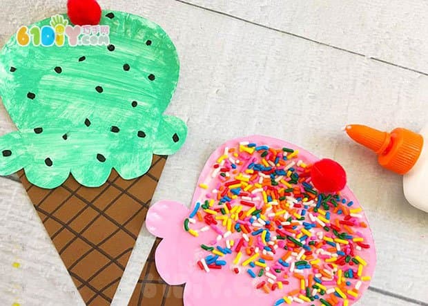 Children's handmade summer ice cream