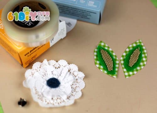 Lace cake paper DIY making flowers
