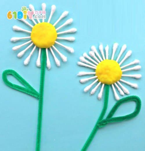 Children's handmade cotton swabs