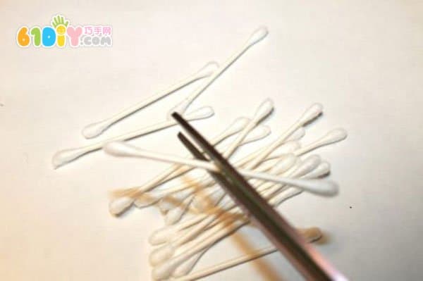 Children's handmade cotton swabs